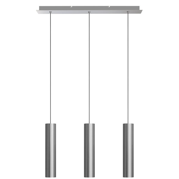 Orren Ellis Nevcivan 3 Light Kitchen Island Cylinder Pendant